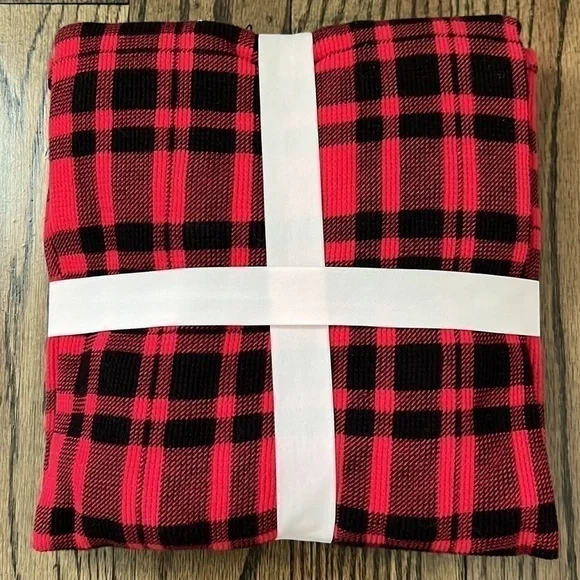 Victoria’s Secret Gingham/Plaid Long Sleeves Thermal Pajama Set Pjs XSmall - Picture 10 of 13